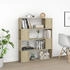 vidaXL Bücherregal Raumteiler Sonoma-Eiche 100x24x124 cm (809191)