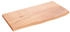 vidaXL Wandregal Hellbraun 60x30x2 cm Massivholz Eiche Behandelt (363644)