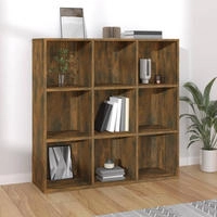 vidaXL B&uuml;cherschrank R&auml;uchereiche 98x29x97,5 cm