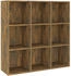 vidaXL Bücherschrank Räuchereiche 98x29x97,5 cm (815450)