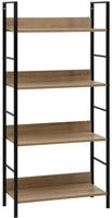 B&uuml;cherregal 4 Regalb&ouml;den Eiche 60&times;27,6&times;124,5 Cm Holzwerkstoff Vidaxl