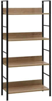 vidaXL Bücherregal 4 Regalböden Eiche 60×27,6×124,5 cm (288223)