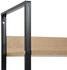 vidaXL Bücherregal 4 Regalböden Eiche 60×27,6×124,5 cm (288223)