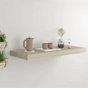 vidaXL Schwebendes Wandregal Eichefarben 60x23,5x3,8 cm MDF (323874)