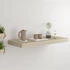 vidaXL Schwebendes Wandregal Eichefarben 60x23,5x3,8 cm MDF (323874)
