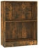 vidaXL Bücherregal Räuchereiche 60x24x76 cm (815084)