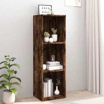 vidaXL B&uuml;cherschrank/TV-Schrank R&auml;uchereiche 36x30x114cm (826655)