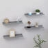 vidaXL Wandregale 4 Stk. Grau 40x9x3 cm (326674)