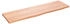 vidaXL Wandregal Hellbraun 100x30x2 cm Massivholz Eiche Behandelt (363680)