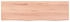vidaXL Wandregal Hellbraun 100x30x2 cm Massivholz Eiche Behandelt (363680)