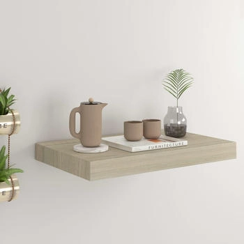 vidaXL Schwebendes Wandregal Eichefarben 40x23x3,8 cm MDF (323868)
