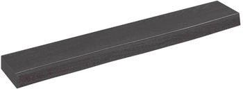 vidaXL Wandregal Dunkelbraun 60x10x4 cm Massivholz Eiche Behandelt (363759)