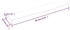 vidaXL Wandregal Dunkelbraun 60x10x4 cm Massivholz Eiche Behandelt (363759)