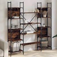 vidaXL B&uuml;cherregal R&auml;uchereiche 155,5x24x166,5 cm Holzwerkstoff