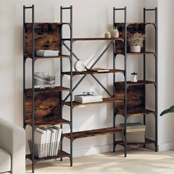 vidaXL B&uuml;cherregal R&auml;uchereiche 155,5x24x166,5 cm (838860)