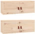 vidaXL Wandschränke 2 Stk. 80x30x30 cm Massivholz Kiefer (818376)