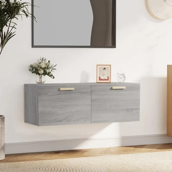 vidaXL Wandschrank Grau Sonoma 100x36,5x35 cm (817610)