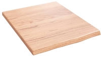 vidaXL Wandregal Hellbraun 40x50x2 cm Massivholz Eiche Behandelt