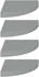 vidaXL Eck-Schweberegale 4 Stk. Grau 35x35x3,8 cm MDF (323924)