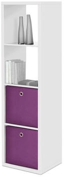 Freiraum Raumteilerregal Mareen 38x141x33 cm Weiß