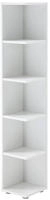 BEGA OFFICE Eckregal "Corner Light" mit 5 offenen F&auml;cher, 24x25,7x141 cm