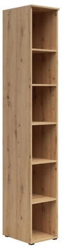CarryHome Regal Eiche Artisan 5 F&auml;cher 30x195x40 cm
