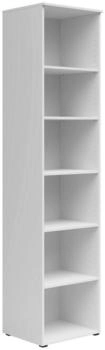 CarryHome Regal wei&szlig; 5 F&auml;cher 45x195x40 cm