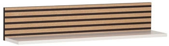 Mid.you Regalablage wei&szlig; Eiche 80x15,7x17,3 cm