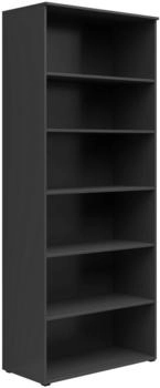 CarryHome Regal Graphit 5 Fächer 80x195x40 cm
