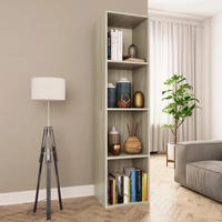 vidaXL B&uuml;cherregal/TV-Schrank Sonoma-Eiche 36x30x143 cm Holzwerkstoff