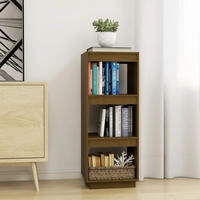 vidaXL B&uuml;cherregal/Raumteiler Honigbraun 40x35x103 Massivholz Kiefer