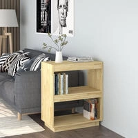 vidaXL B&uuml;cherregal 60x35x71 cm Massivholz Kiefer