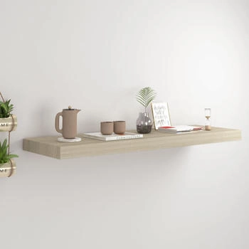 vidaXL Schweberegal Eiche-Optik 80x23,5x3,8 cm MDF (323877)