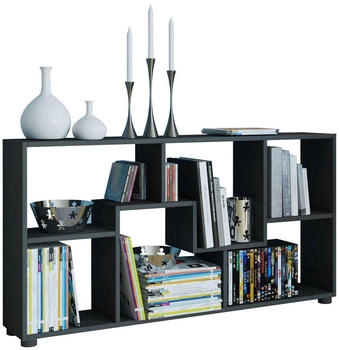 Mid.you Regal schwarz 117x62x20 cm