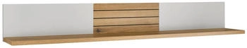 set one by Musterring Wandboard Quincy Eiche Hellgrau 150x20,3x21,6 cm