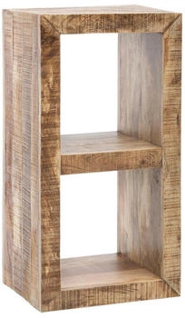 Mid.you Regal Braun Mangoholz massiv 45x90x35 cm