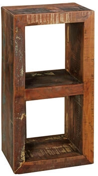 Mid.you Regal Braun Recyclingholz Mangoholz massiv 45x90x35 cm