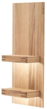 Livetastic Wandregal Eiche Holz Balkeneiche furniert massiv 50x115x25 cm