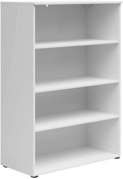 CarryHome Regal wei&szlig; 3 F&auml;cher 80x115x40 cm
