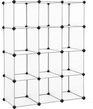 BOXXX Regalkombination schwarz weiß 93x123x31 cm