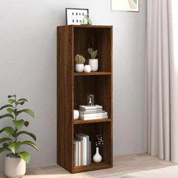 vidaXL B&uuml;cherschrank/TV-Schrank Braun Eichen-Optik 36x30x114 cm (826657)