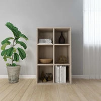 vidaXL B&uuml;cherregal/Sideboard Sonoma-Eiche 66x30x98 cm Holzwerkstoff
