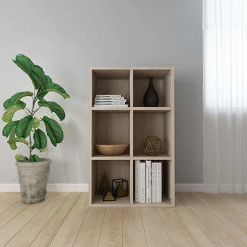 vidaXL B&uuml;cherregal/Sideboard Sonoma-Eiche 66x30x98 cm (800345)