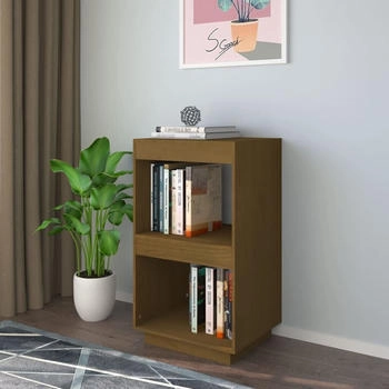 vidaXL B&uuml;cherregal Honigbraun 40x35x71 cm Massivholz Kiefer (810842)