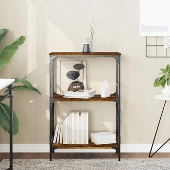 vidaXL B&uuml;cherregal 3 B&ouml;den R&auml;uchereiche 59x35x90,5 cm (837614)