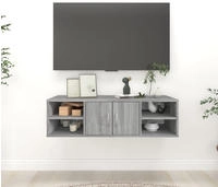 Wandregal Grau Sonoma 102x30x29 Cm Holzwerkstoff Vidaxl