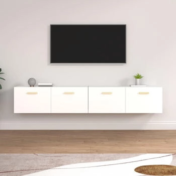 vidaXL Wandschr&auml;nke 2 Stk. Wei&szlig; 100x36,5x35 cm (3115660)