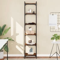 vidaXL B&uuml;cherregal 6 B&ouml;den R&auml;uchereiche 40x30x188 cm Holzwerkstoff