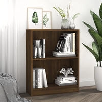 vidaXL B&uuml;cherregal Braun Eichen-Optik 60x24x76 cm Holzwerkstoff