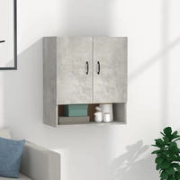 Wandschrank Betongrau 60x31x70 Cm Holzwerkstoff Vidaxl